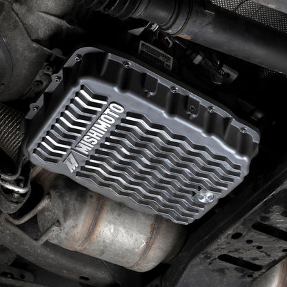 Mishimoto Cast Transmission Pan: Fits Dodge / Jeep (01-23) - Gunmetal Gray