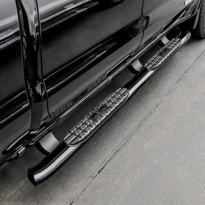 Westin PRO TRAXX 4 Oval Nerf Step Bars | Chevrolet Silverado 1500/2500HD/3500HD, GMC Sierra 1500/2500HD/3500HD (21-24125)