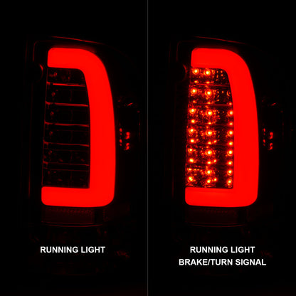 ANZO LED Tail Light Assembly Chrome Housing Clear Lens Pair | Toyota Tacoma (95-00) (311355)