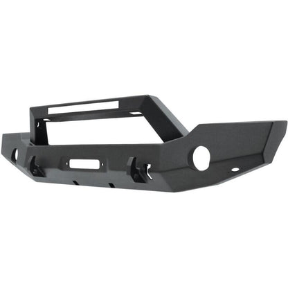 Westin Textured Black Full Width Front Bumper w/ LED Light Bar Mount: Jeep Wrangler (18-24) / Gladiator (20-24)