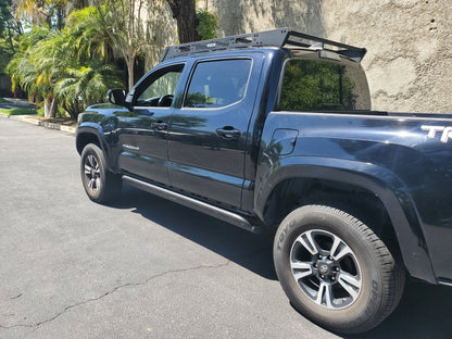Go Rhino Frame Mounted Sliders | Toyota Tacoma (16-19) / 2020-23 Textured Black (FS4429T)