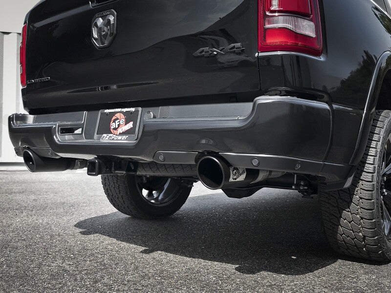 aFe Large Bore-HD 3" 409 SS DPF-Back Exhaust w/ Black Tip: Ram 1500 3.0L (19-24)