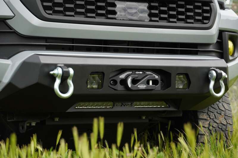 DV8 Offroad Center Mount Winch Front Bumper | Toyota Tacoma (20-23) | Factory Style