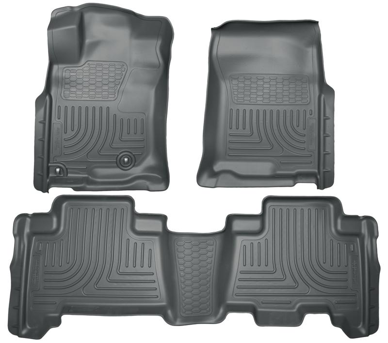 Husky WeatherBeater Black Floor Liners | Toyota 4Runner / Lexus GX460 (10-12) (98571)
