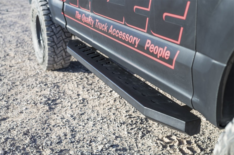 Dee Zee Full Size Running Board ExtCab Louvered Black | Ford Ranger (19-26) (DZ16511)