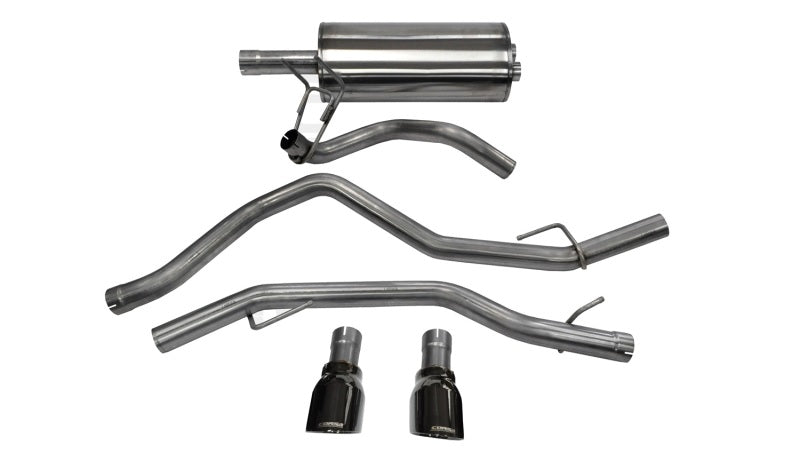 Corsa Sport Cat-Back Exhaust System (Black Tips): Dodge Ram 5.7L Hemi 1500 2009 - 2018