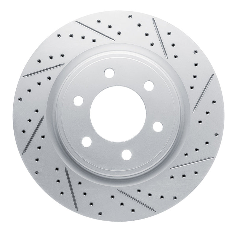 DFC 21-26 Ford F-150 Rwd Front Right Drilled & Slotted Geoperformance Rotor | Ford Bronco (21-26) (830-54287R)