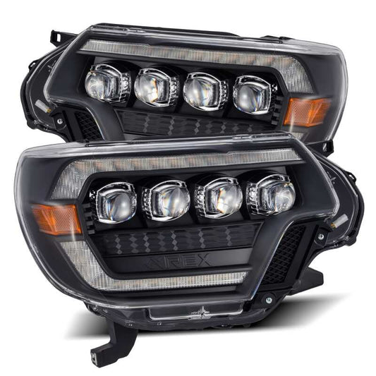 AlphaRex NOVA-Series LED Projector Headlights Black | Tacoma 12-15 (880753)