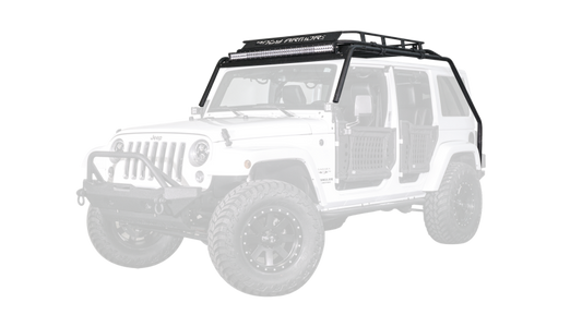 Body Armor 4x4 Windshield Light Bar: Jeep Wrangler JK 2007-2018