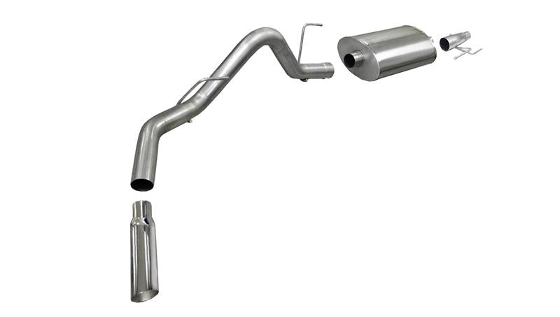 CORSA Sport / 3.0 in Cat-Back SSE 4.0 in Single Tip | Ford F-150 EcoBoost 2011-2014 3.5T (24392)