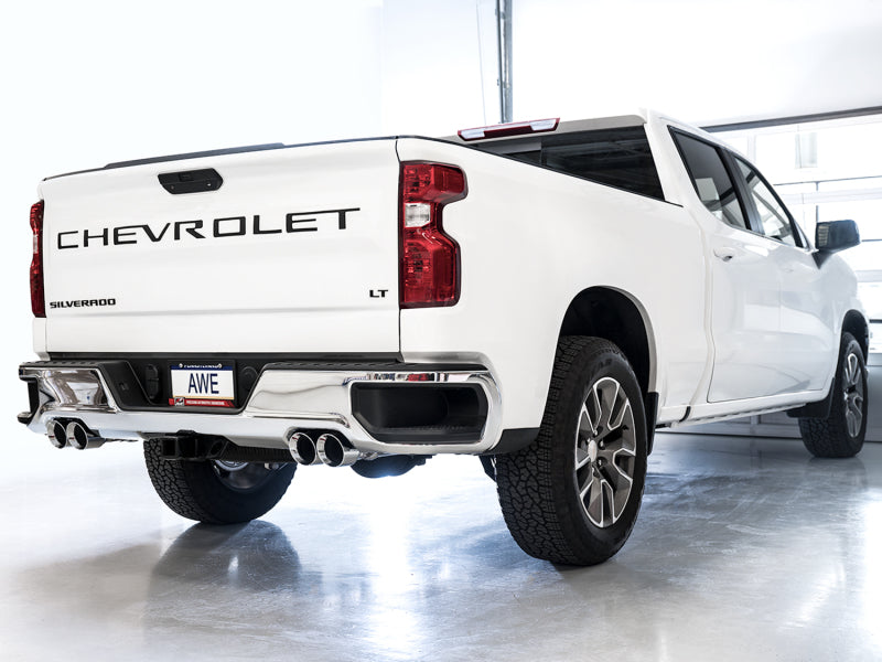AWE Tuning 0FG Catback D&R Exhaust | Chevrolet Silverado 1500 / GMC Sierra 1500 (19-24) (3015-42201)