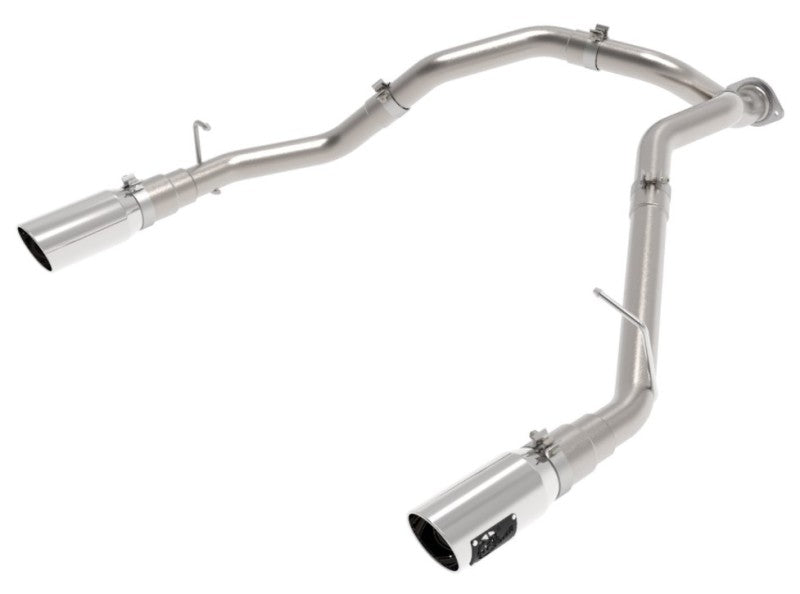 aFe Large Bore-HD 3in 409 SS DPF-Back Exhaust w/ Polished Tip: Ram 1500 3.0L (19-24)