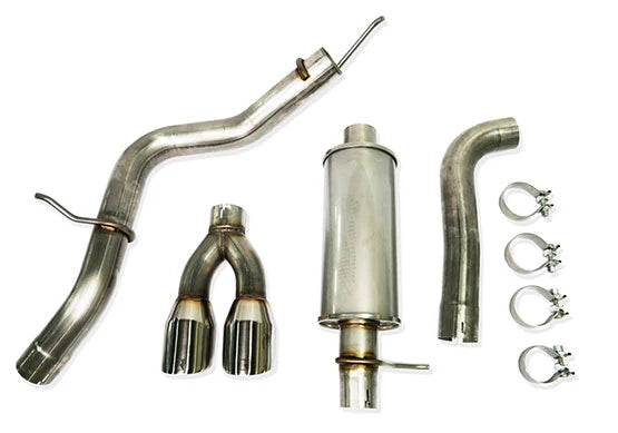 ROUSH 3-Inch Cat-Back Exhaust – Polished Tips | Ford Ranger 2.3L (19-23) (422179)