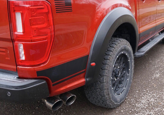 ROUSH 3-Inch Cat-Back Exhaust – Polished Tips | Ford Ranger 2.3L (19-23) (422179)