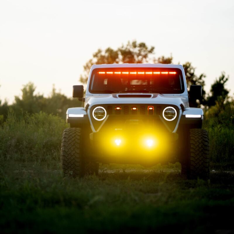 KC HiLiTES 97147 2 LED Fog Lights Kit | Jeep Wrangler JL / Gladiator JT (18-25 / 20-23) (97147)