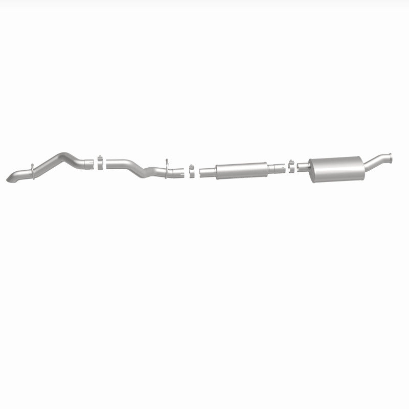 MagnaFlow Overland Cat-Back Perf Exhaust No-Tip Exit (REAR): Jeep Wrangler JL/JK 18-25 3.6L V6