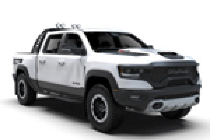 Rally Armor Black UR Mud Flap: Ram 1500 2021-2024 (MF128-UR-BLK-RD)