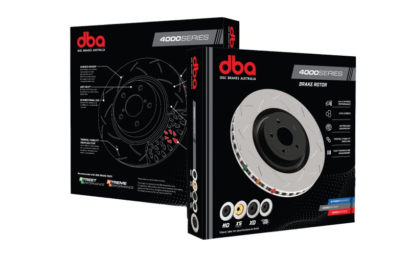 DBA Front 4000 Series Plain Rotor 6 Lug | Toyota Tacoma (05-22) (DBA42716)