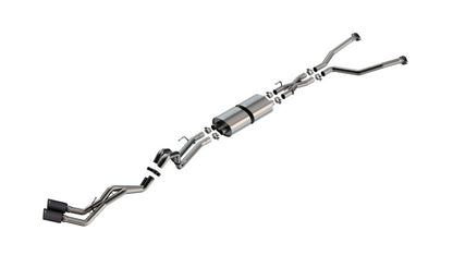 Borla 22-24 Toyota Tundra 3.4L V6 Hybrid Ext. Cab/Std Bed/145.7in WB S-Type Cat-Back - Carbon | Hybrid (140939CFBA)