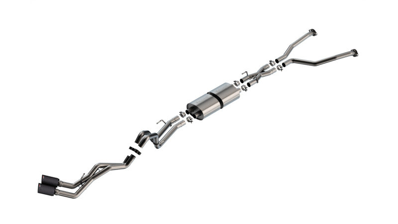 Borla 22-24 Toyota Tundra 3.4L V6 Hybrid Ext. Cab/Std Bed/145.7in WB S-Type Cat-Back - Carbon | Hybrid (140939CFBA)