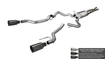CORSA Res-Delete / 2.75 in X-Pipe | 2017-2020 Ford F-150 EcoBoost Raptor 3.5T (14396)