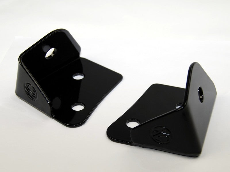 KC HiLiTES Windshield Hinge Light Mount Brackets: Jeep Wrangler JK 2007-2018