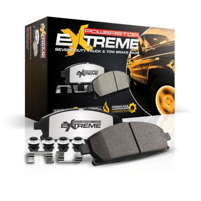 PowerStop Rear Brake Pads w/ Hardware: Dodge Durango (03-09) / Ram 1500 (02-10) / Ram 1500 Van (2003) / Ram 1500 Classic (19-24)