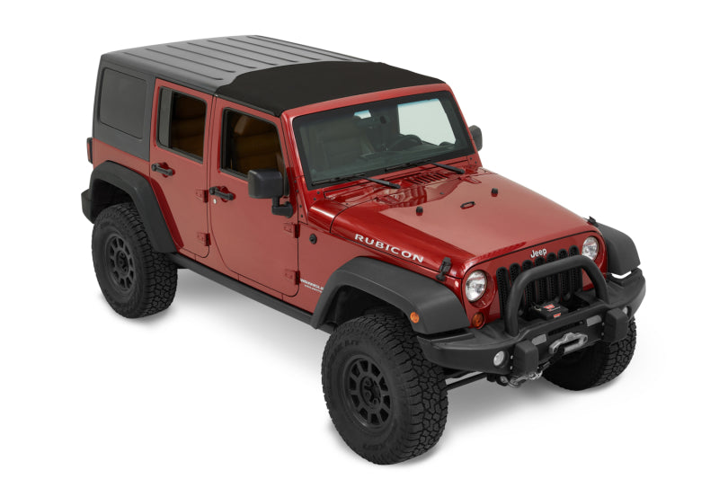 Bestop Sunrider Hardtop Premium Black Twill (F&R): Jeep Wrangler JK 2007-2018 3.6L / 3.8L V6
