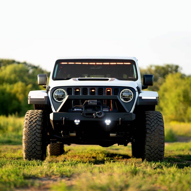KC HiLiTES 97147 2 LED Fog Lights Kit | Jeep Wrangler JL / Gladiator JT (18-25 / 20-23) (97147)