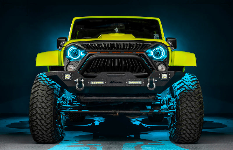 ORACLE Lighting ColorSHIFT Bi-LED Projector Headlights (FRONT): Jeep Wrangler (07-18)