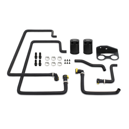 Mishimoto 18+ Ford F-150 2.7L EcoBoost Baffled Oil Catch Can Kit | Ford F-150 (17-20) / F-150 Raptor (17-20) ) (MMBCC-F27T-18SBE)