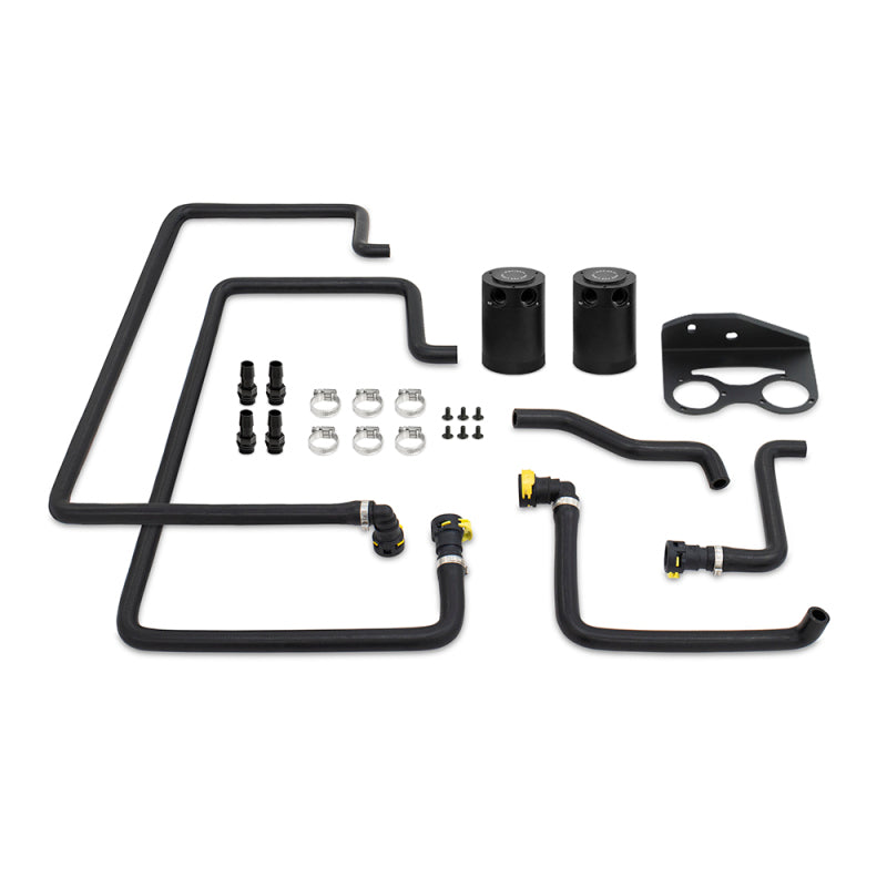 Mishimoto 18+ Ford F-150 2.7L EcoBoost Baffled Oil Catch Can Kit | Ford F-150 (17-20) / F-150 Raptor (17-20) ) (MMBCC-F27T-18SBE)