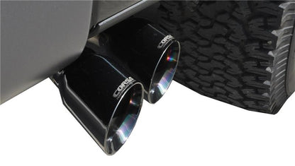 Corsa 2011-2014 Ford F-150 Raptor 6.2L V8 133in Wheelbase Black Xtreme Cat-Back Exhaust | Ford F-150 Raptor (10-14) (14759BLK)
