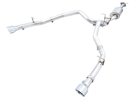 AWE 0FG Cat-Back Exhaust (Dual Rear Bumper Exit, Polished Tips): Ram 5.7L Hemi 1500 2019 - 2024