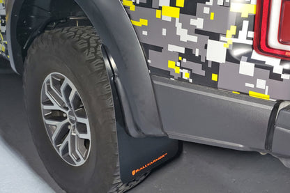 Rally Armor UR Mud Flaps | Ford F-150 Raptor (17-20) (MF53-UR-BLK/DGRY)