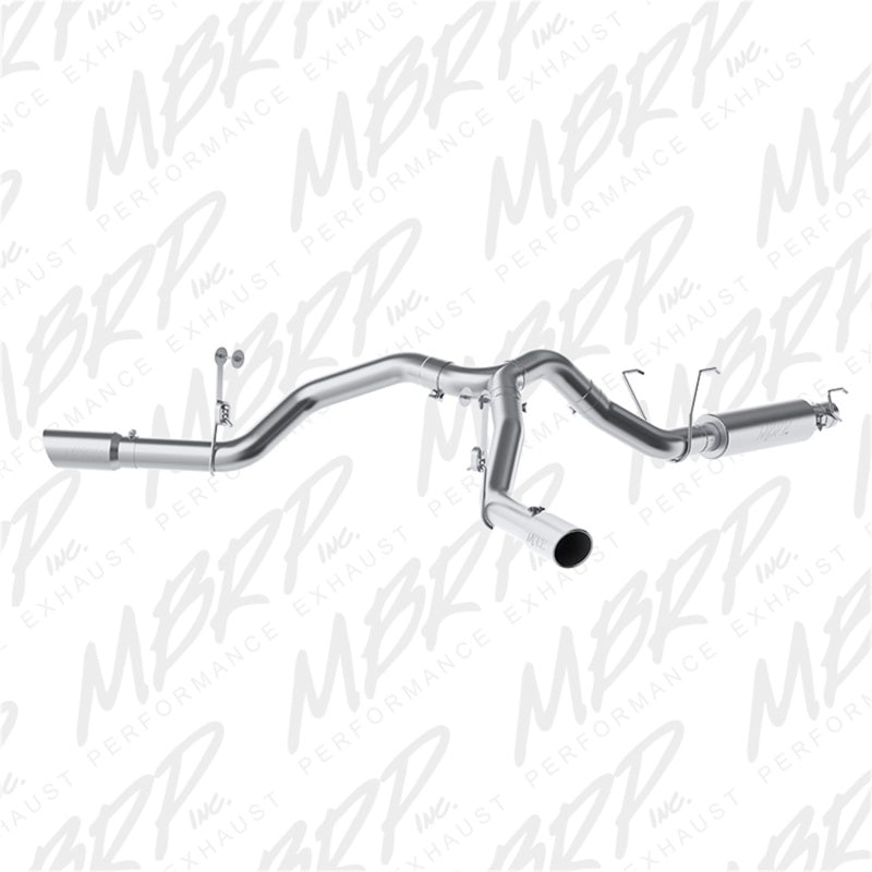 MBRP Exhaust System (Dual Split, Side Exit, 409 Stainless): Dodge Ram 6.4L 392 2014 - 2023 (2500 ONLY)