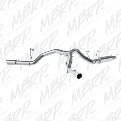 MBRP Exhaust System (Dual Split, Side Exit, 409 Stainless): Dodge Ram 6.4L 392 2014 - 2023 (2500 ONLY)
