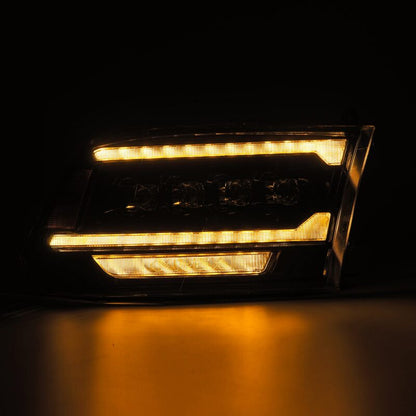 AlphaRex NOVA LED Projector Headlights (Alpha-Black): Dodge Ram 2009 - 2018 (1500, 2500 & 3500)