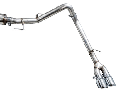 AWE 0FG Dual Exhaust System with Chrome Silver Tips | Toyota Tundra (22-26) (3015-32063)