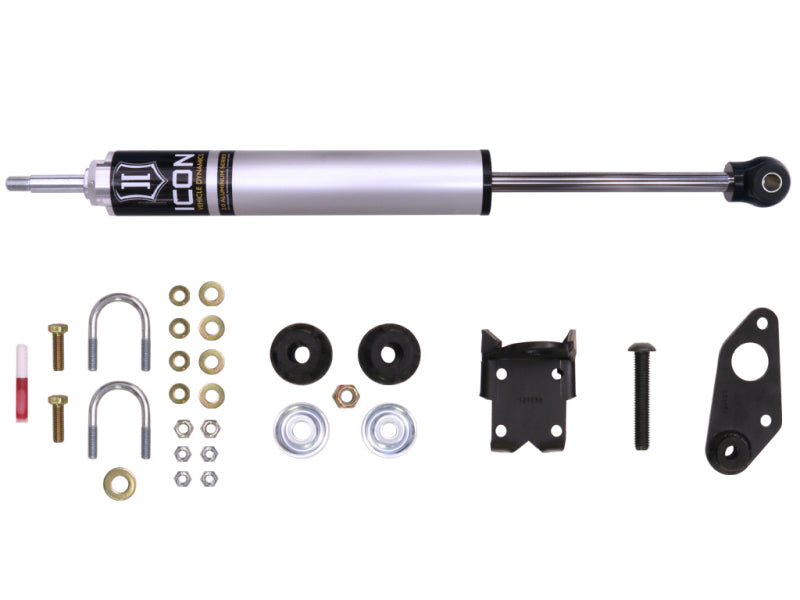 ICON High-Clearance Steering Stabilizer Kit: Jeep Wrangler JK 2007-2018