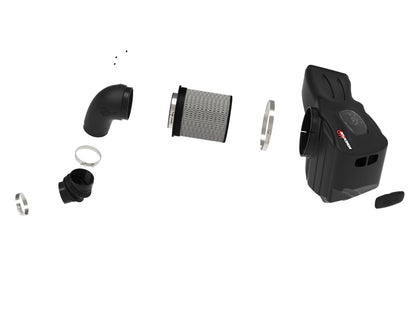 aFe Momentum HD Cold Air Intake Pro DRY S Filter (REAR): RAM 2500/3500 2019-2023 6.7L Cummins