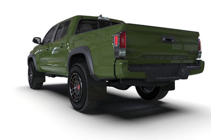 Rally Armor 16-23 Toyota Tacoma Black Mud Flap w/Army Green Logo | Toyota Tacoma (16-19 / 20-23) (MF94-BLK-AGN)