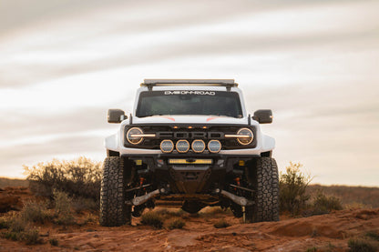 DV8 Offroad 2022+ Ford Bronco Raptor Tube Front Bumper | Ford Bronco (21-26) (FBFR-02)