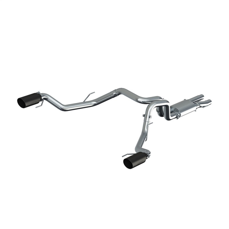 MBRP T409 3in Dual Rear Exit Resonator Back Exhaust | Ford F150 Raptor (17-20) (S5264409)