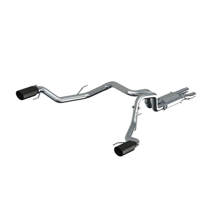 MBRP T409 3in Dual Rear Exit Resonator Back Exhaust | Ford F150 Raptor (17-20) (S5264409)