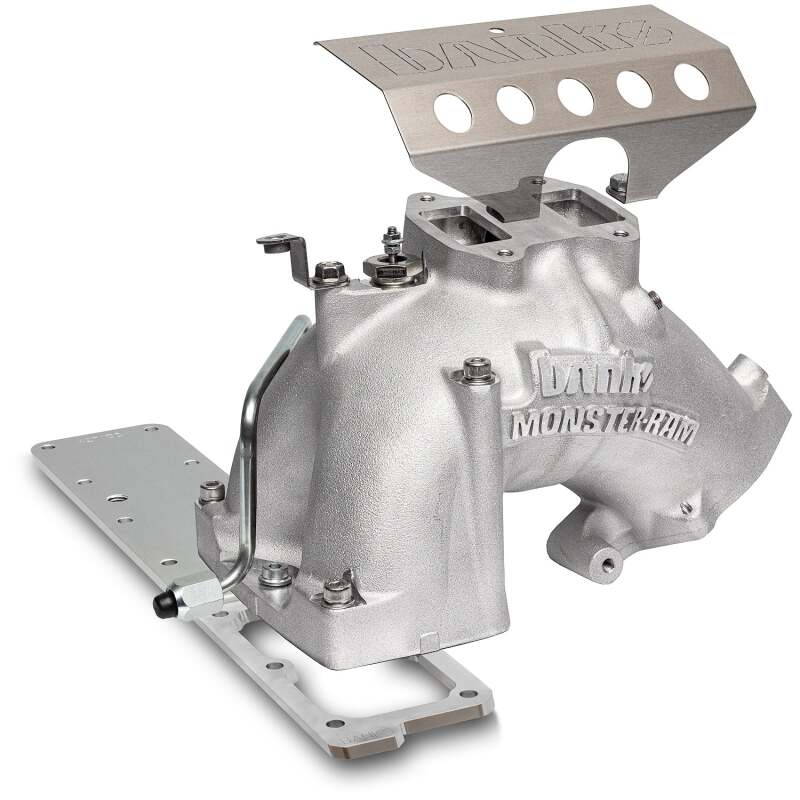Banks Monster-Ram Intake System Raw (F&R): RAM 2500/3500 2013-2018 6.7L Cummins