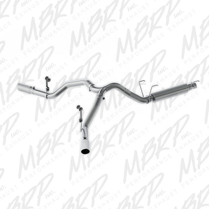 MBRP Cat Back Exhaust System (Single Side Dual Outlet): Ram 6.4L 392 2500 & 3500 2014 - 2025