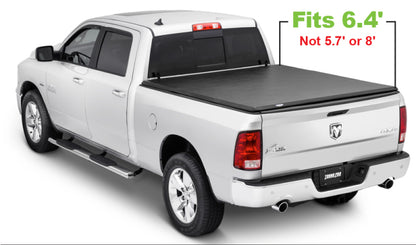 Tonno Pro 6.4ft Fleetside Hard Fold Tonneau Cover | Dodge RAM 1500 (02-19) (HF-250)