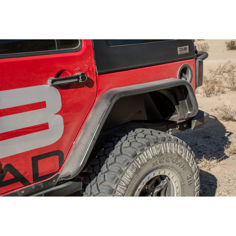 DV8 Offroad Flat Tube Fenders (FRONT AND REAR): Jeep Wrangler JK 2007-2018