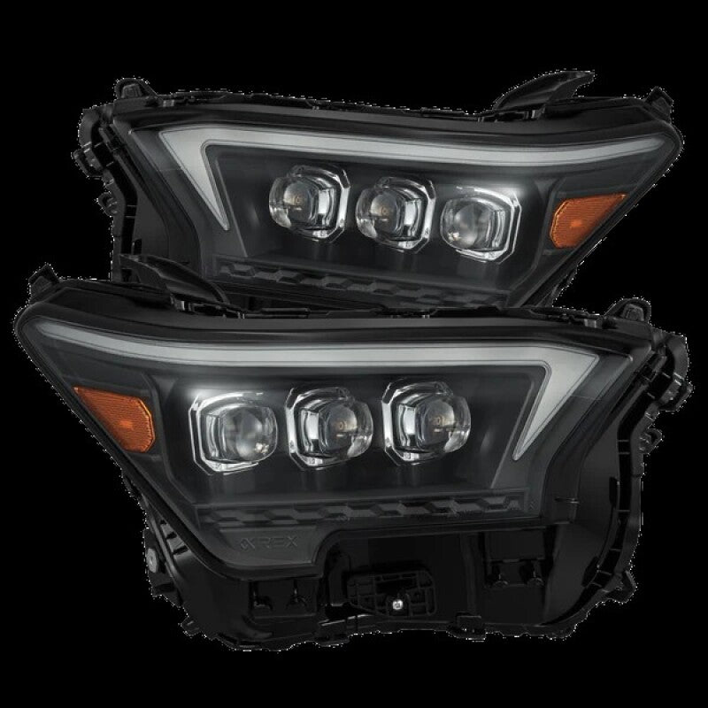 AlphaRex NOVA-Series LED Projector Headlights Black | Toyota Tacoma / 4Runner (24-25 / 25+) (880333)